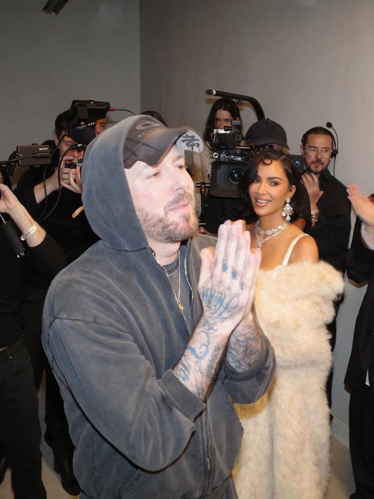 Kim Kardashian en el desfile de Balenciaga