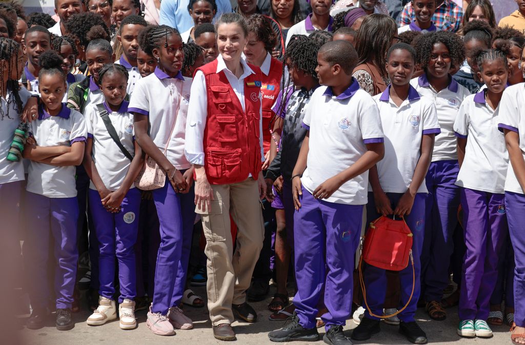 La reina Letizia en Cabo Verde en marzo de 2025