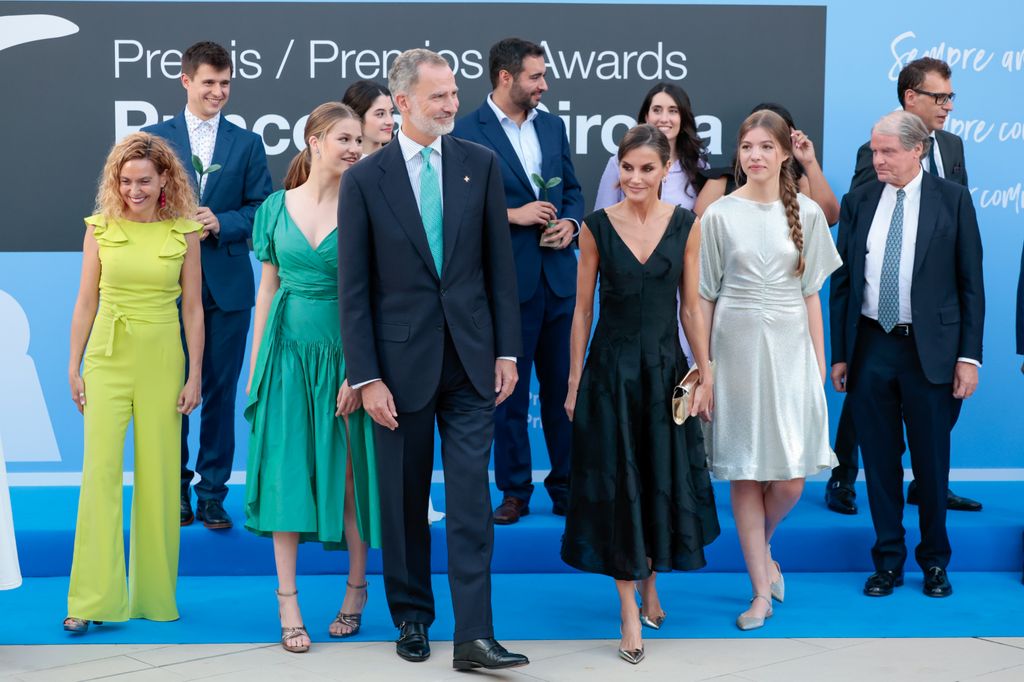 Los Reyes y sus hijas, en la gala del 5 de julio de 2023