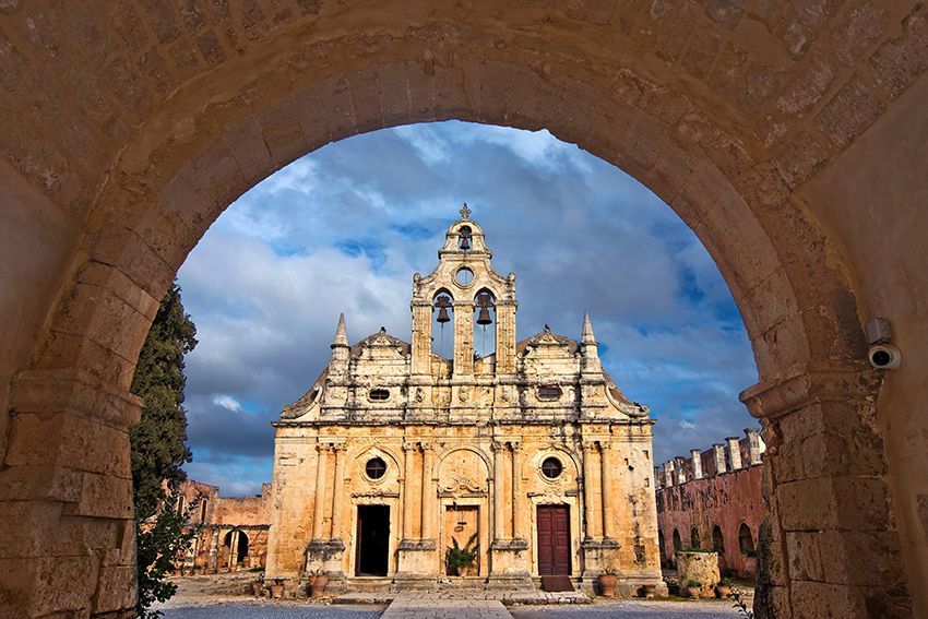 Monasterio de Arkadi, Creta, Grecia