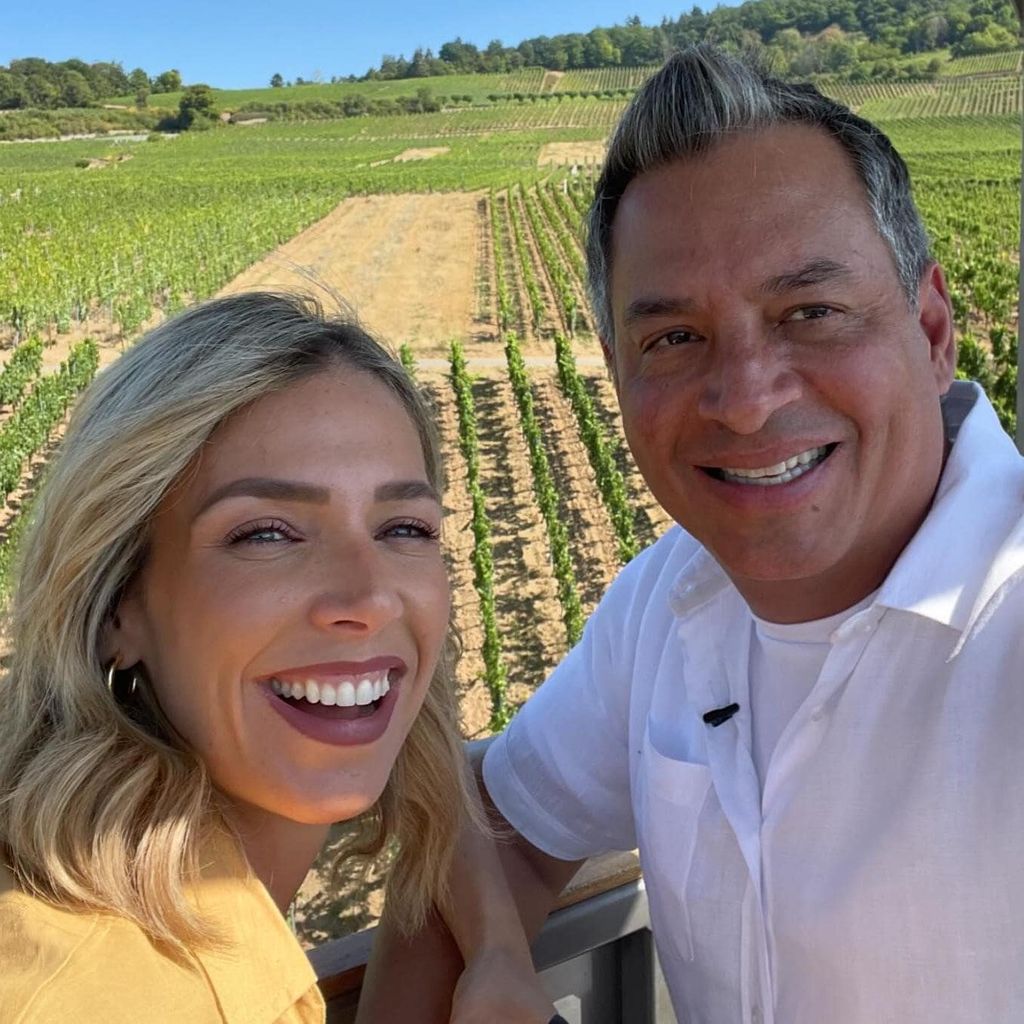 Daniel Sarcos y Alessandra Villegas