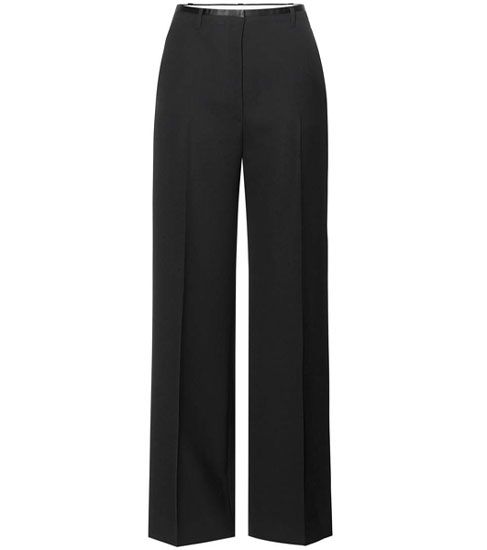 Pantalones negros anchos de Acne