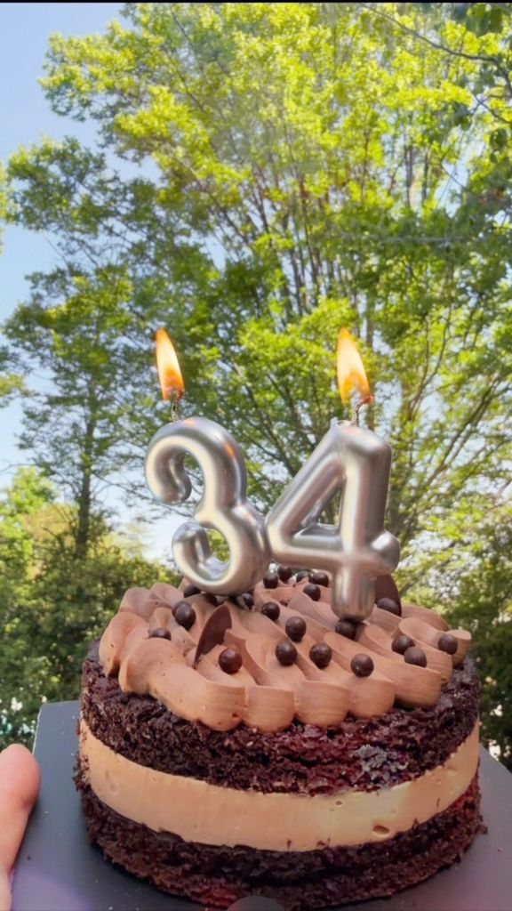 La tarta que ha mostrado la actriz