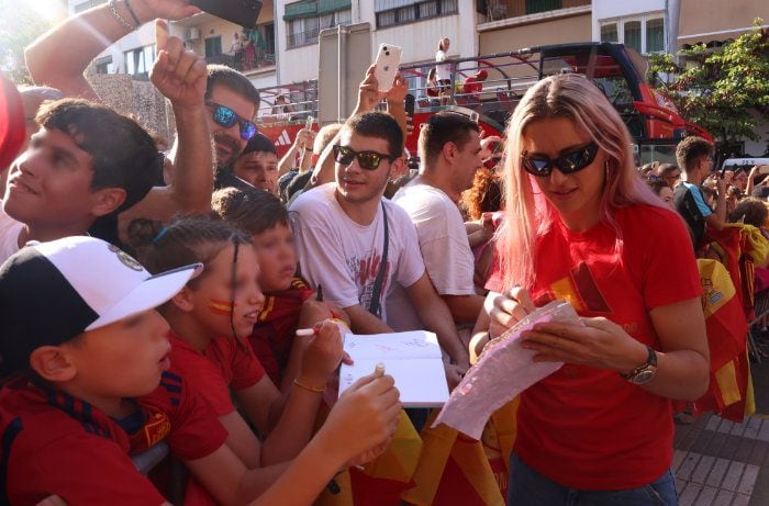 Alexia Putellas, aclamada en Ibiza