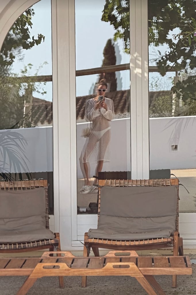 Olivia Palermo en Menorca selfie