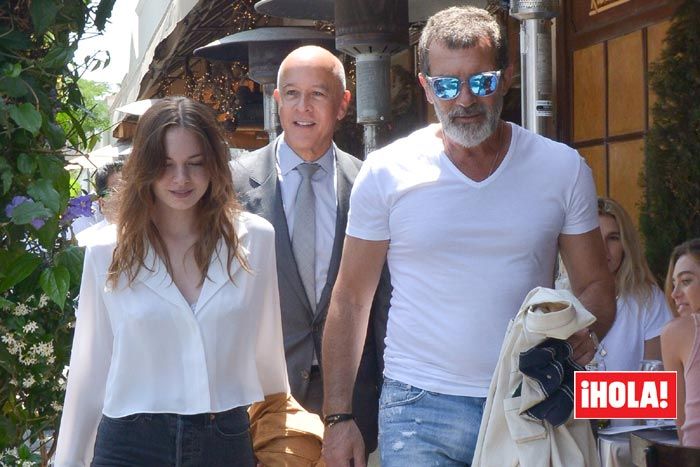 Antonio Banderas y su hija Stella
