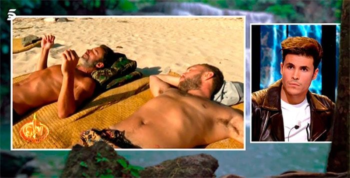 Kiko Jiménez en el plató de 'Supervivientes'