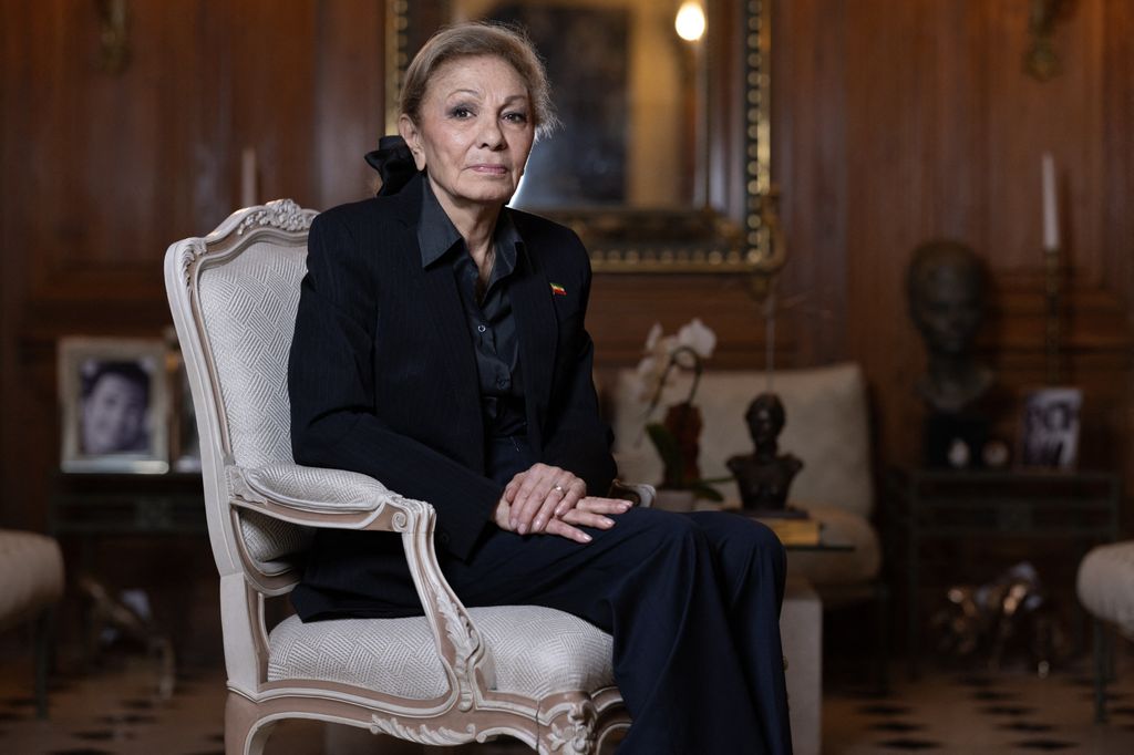 Farah Pahlavi en una fotografía reciente