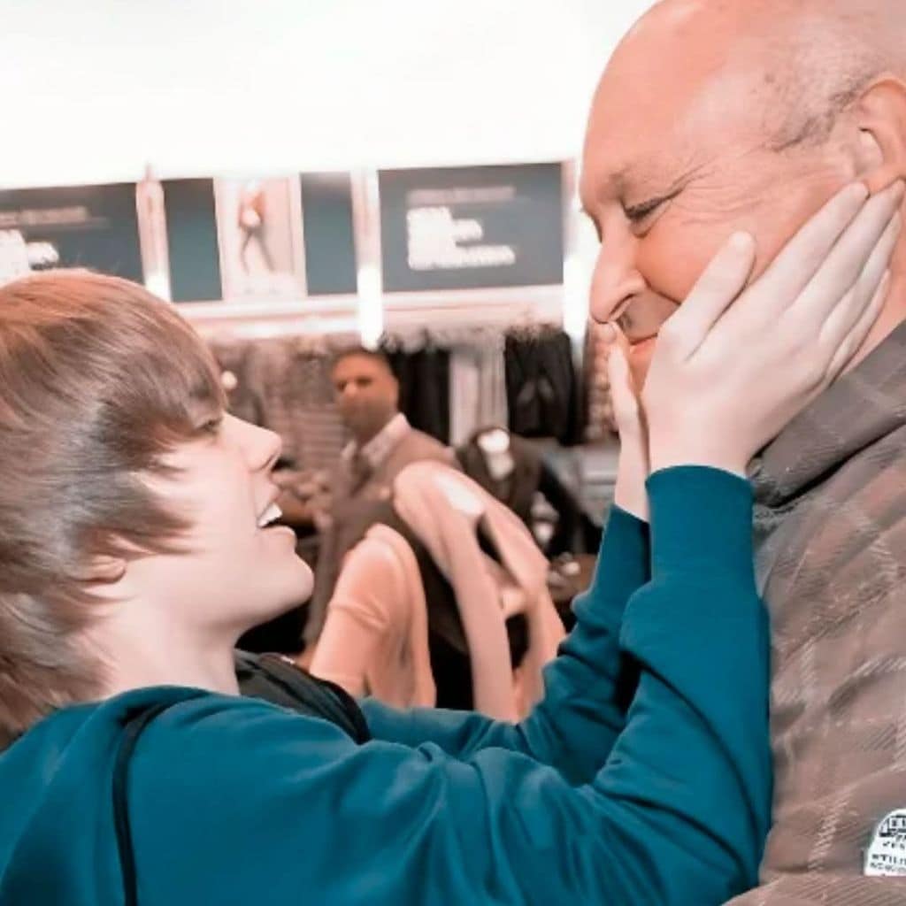 Justin Bieber y su abuelo