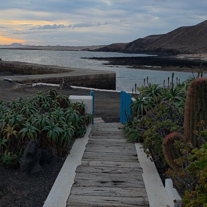Bonito atardecer a orillas del Atlántico