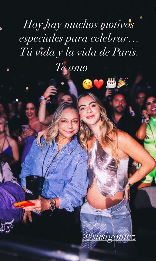 Susana Gómez y la mamá de Maluma