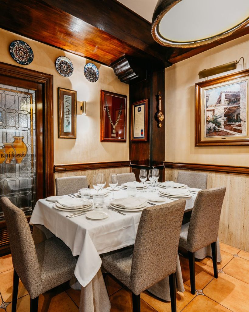 El interior del restaurante en el que la Familia Real ha comido en varias ocasiones