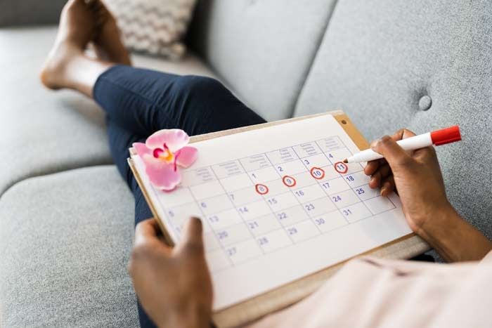 ciclo menstrual mujer