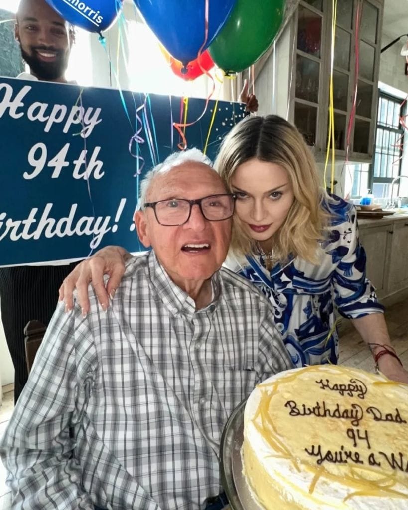 Madonna dedicó un emotivo mensaje para su padre por su cumpleaños 94