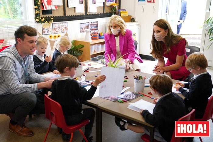 Kate Cambridge y Jill Biden