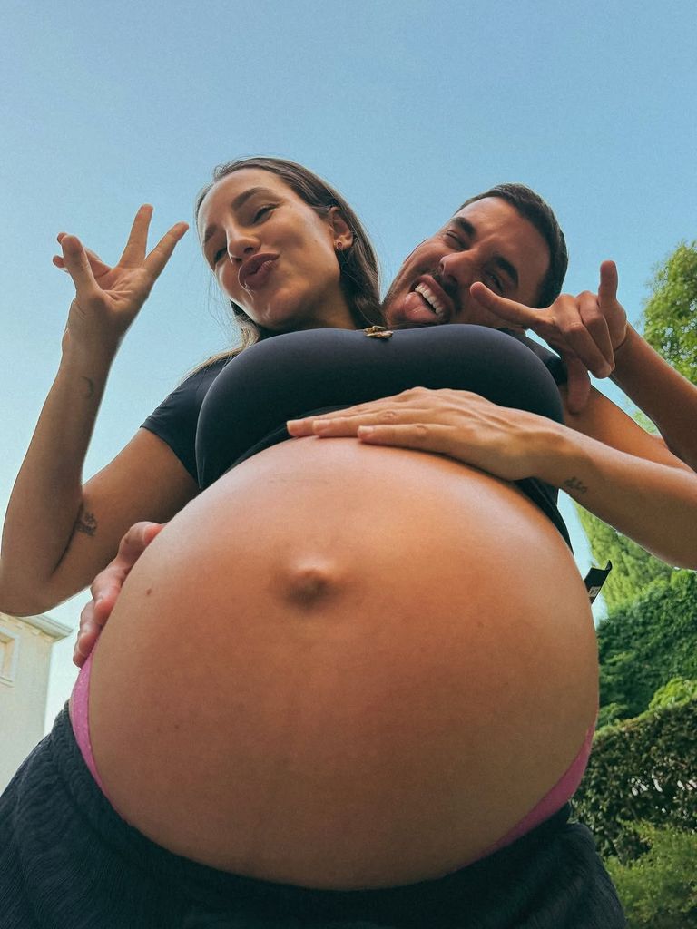 Luna Serrat y Dani Ceballos, a punto de ser papás de mellizas