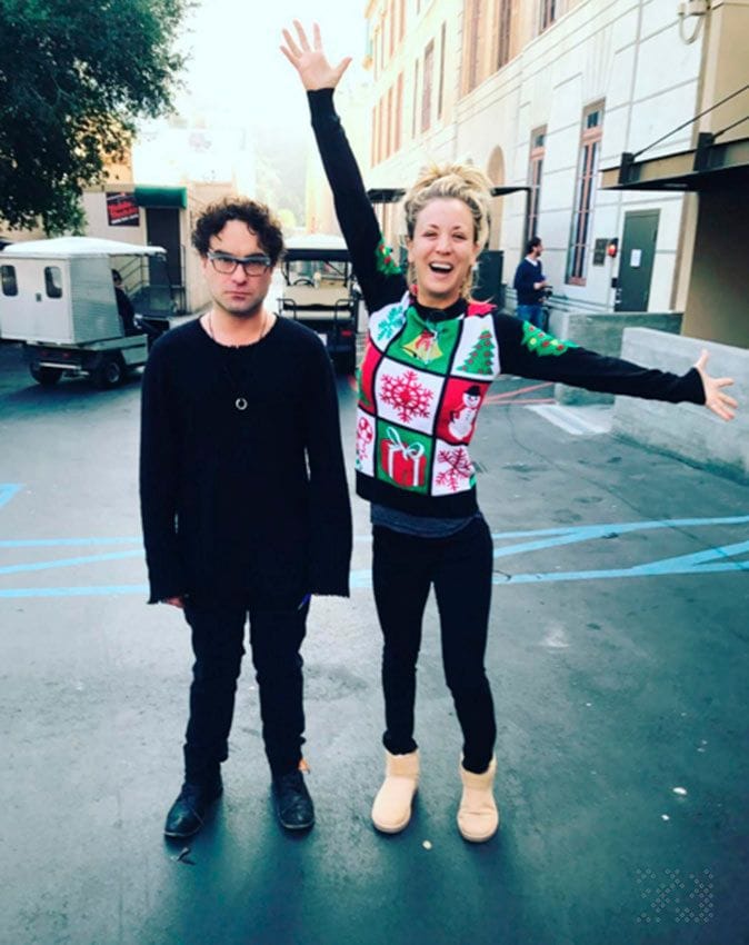 Kaley Cuoco y Johnny Galecki, amor en la ficción pero también en la vida real