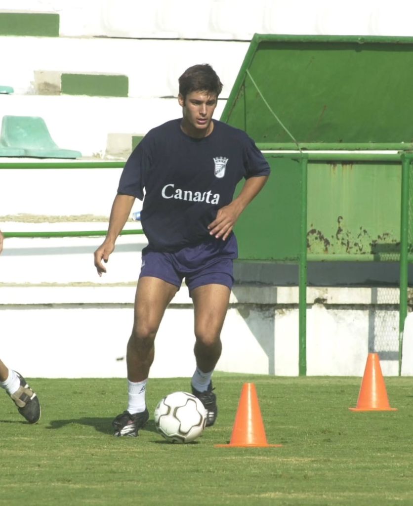 El jugador en uno de los entrenamientos del equipo en sus años con el Xerez CD