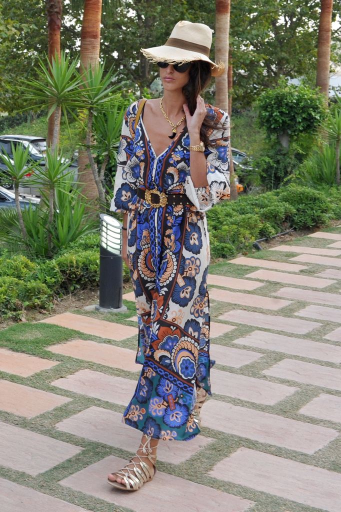 Inés Domecq en un torneo de polo en Sotogrande, 2015.
