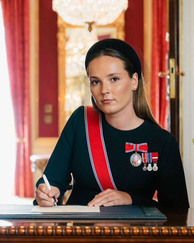 La firma de la heredera al trono
