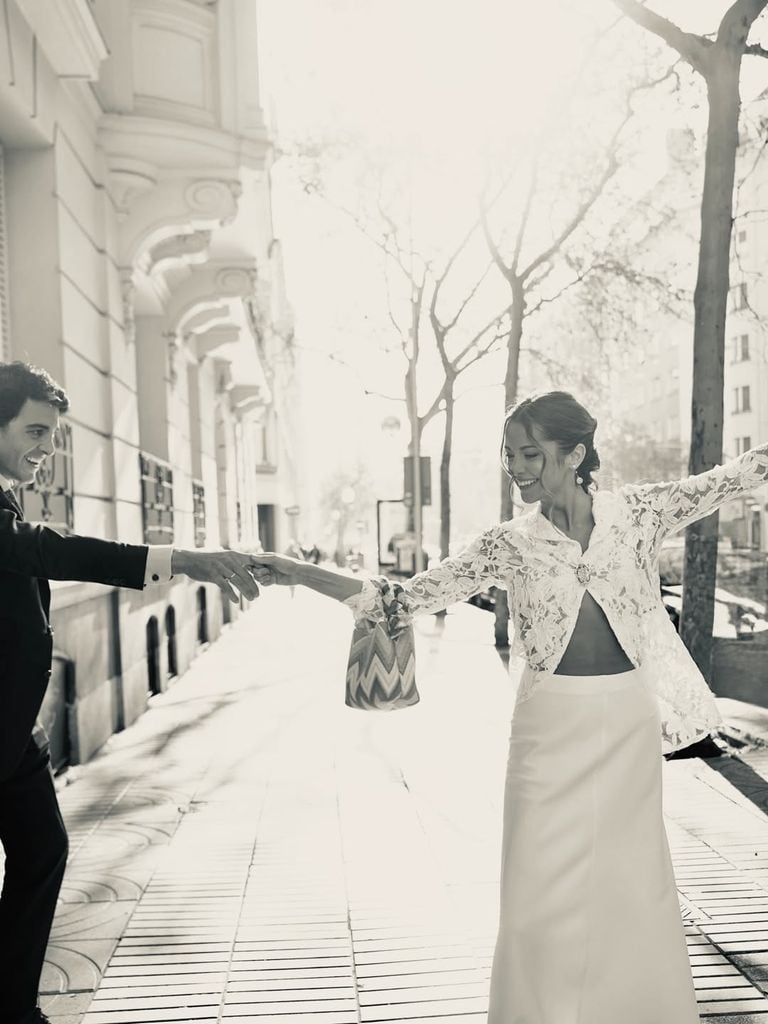 Sofía y Fernando bailando el día de su matrimonio
