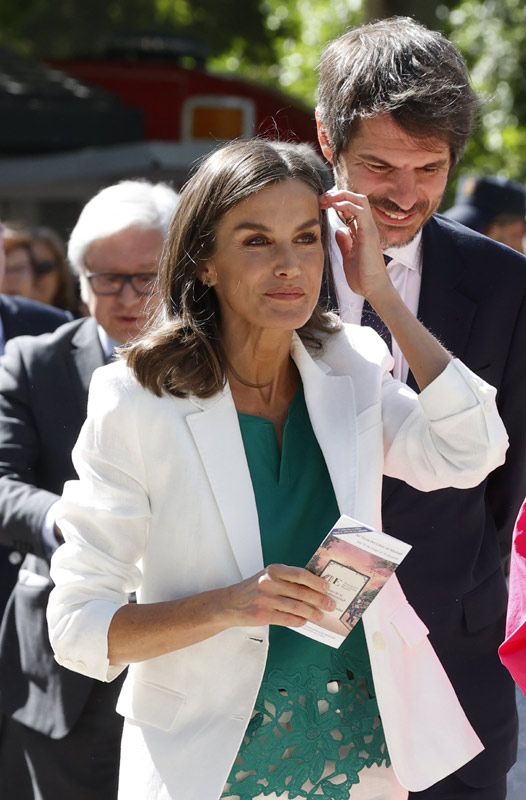 Reina Letizia en la Feria del Libro