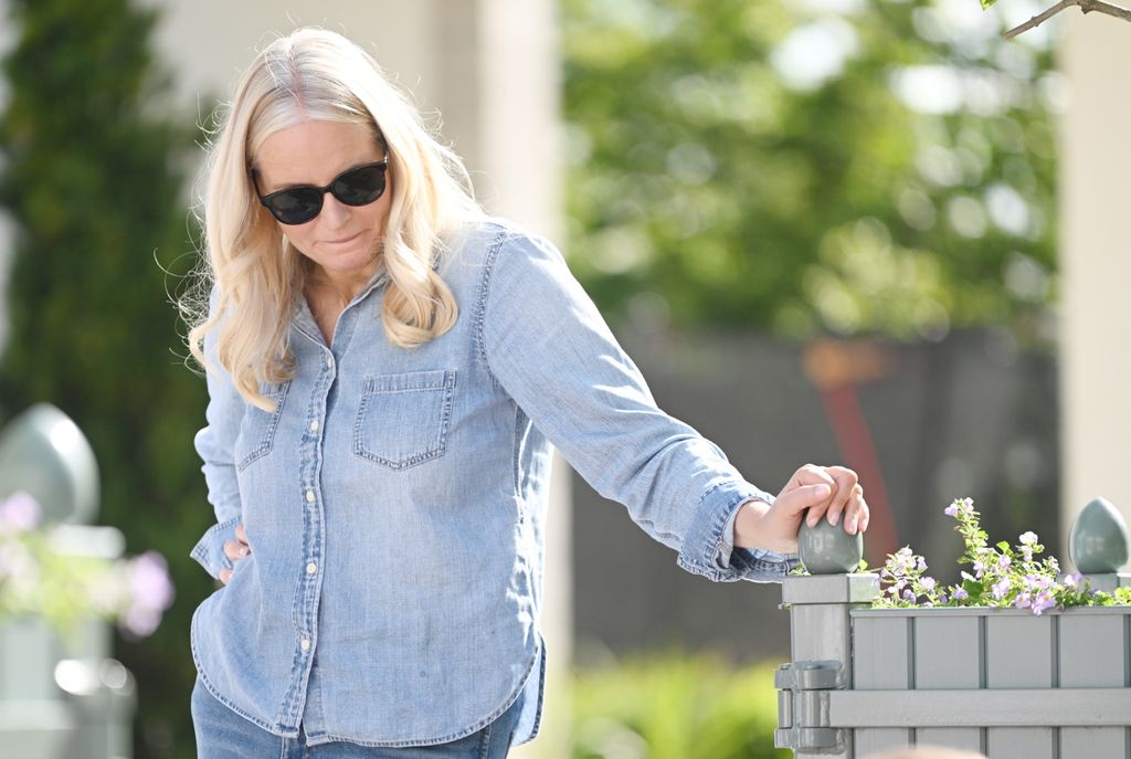 Imagen de archivo, Mette-Marit de Noruega en Skaugum en 2024