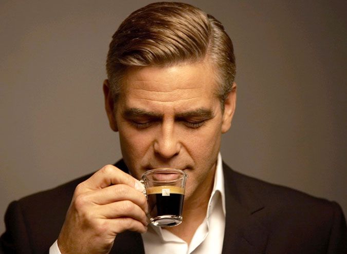 George Clooney, un actor muy 'cafetero'. 