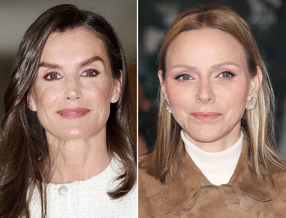 El maquillaje de Letizia y Charlene