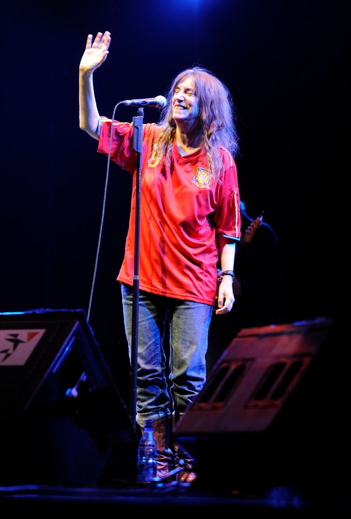 Patti Smith en un concierto en Madrid en 2005.