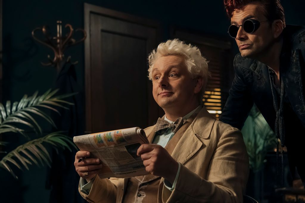El Ángel Azifarel y el demonio Crowley en 'Good Omens'