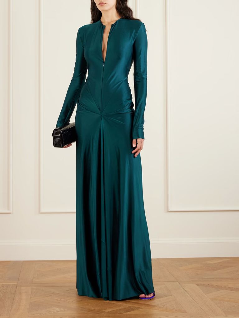 Vestido de Victoria Beckham.