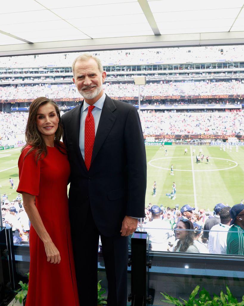 Los reyes Felipe VI y Letizia en la final del Mundial 2026
