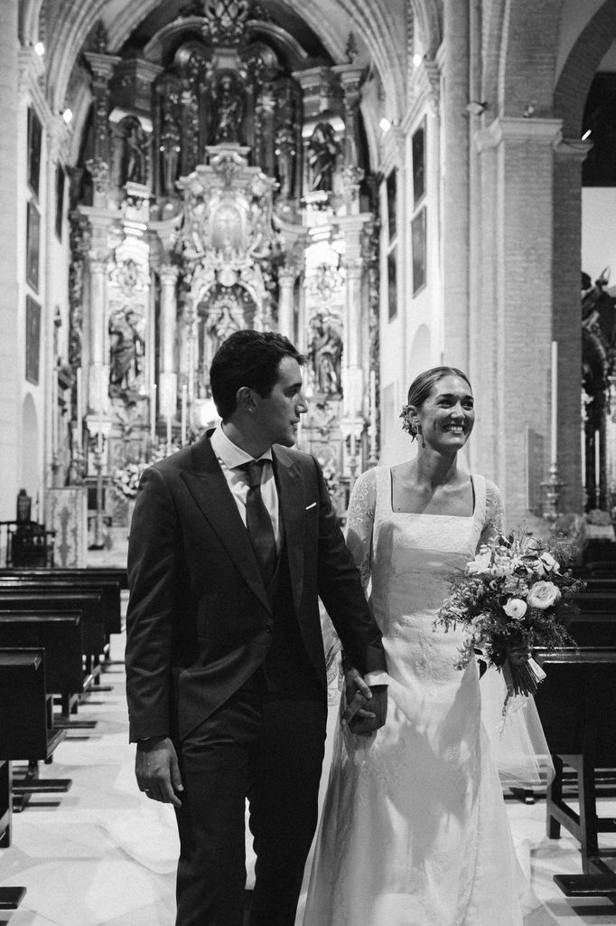 Boda religiosa en el centro de Sevilla