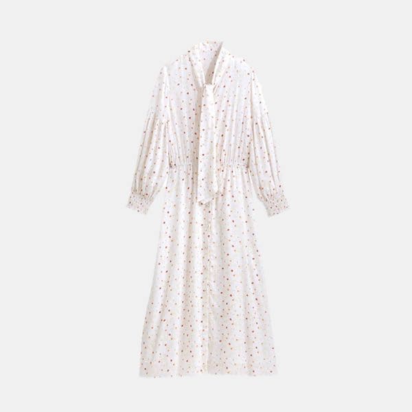 vestido romantico laredoute flores