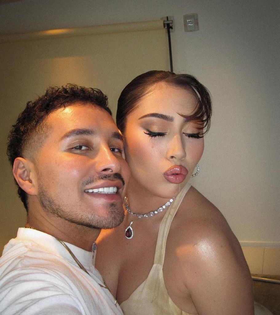 Etienne Ortega y Kali Uchis en octubre 2024. 