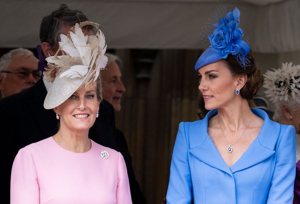 Kate Middleton y la duquesa Sophie de Edimburgo en el Día de la Jarretera de 2022