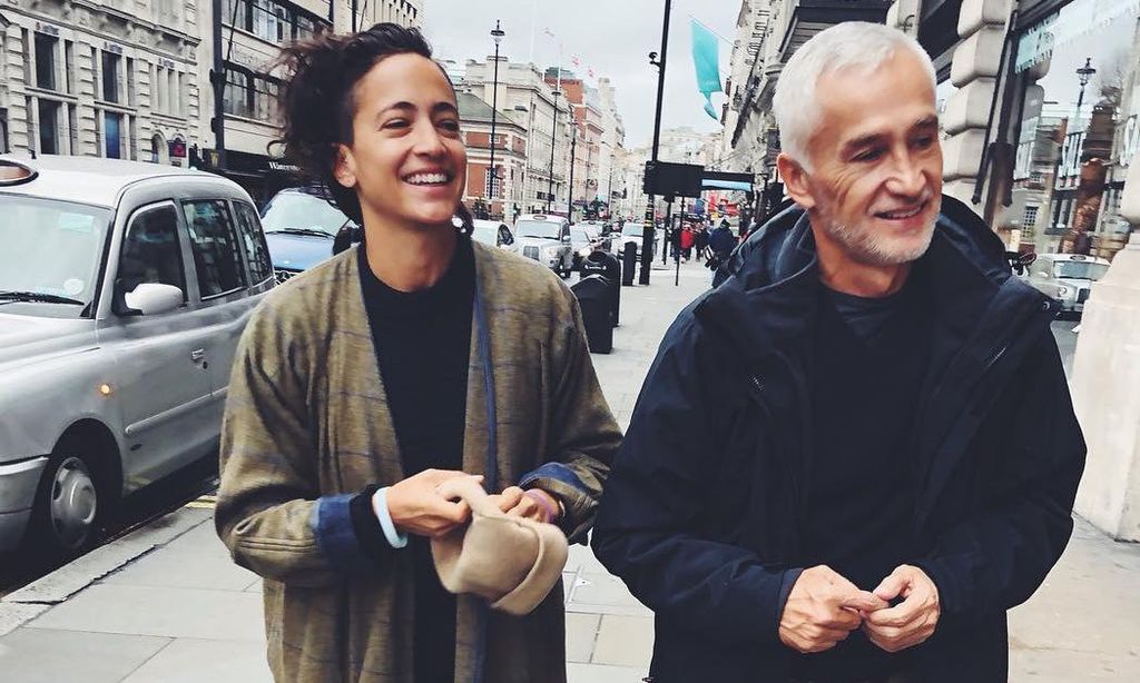 Jorge Ramos y su hija Paola