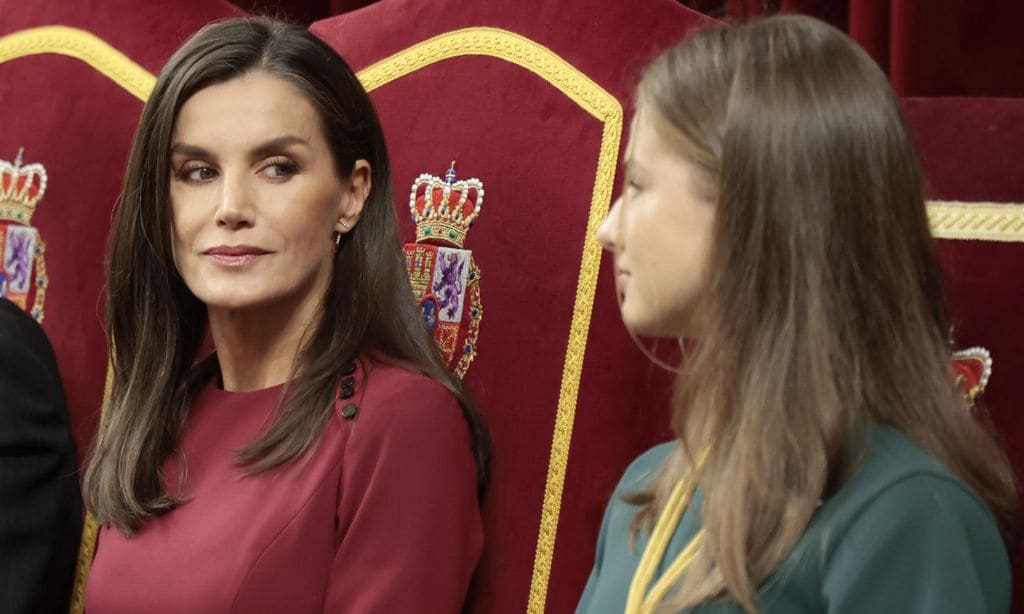 La reina Letizia y la princesa Leonor