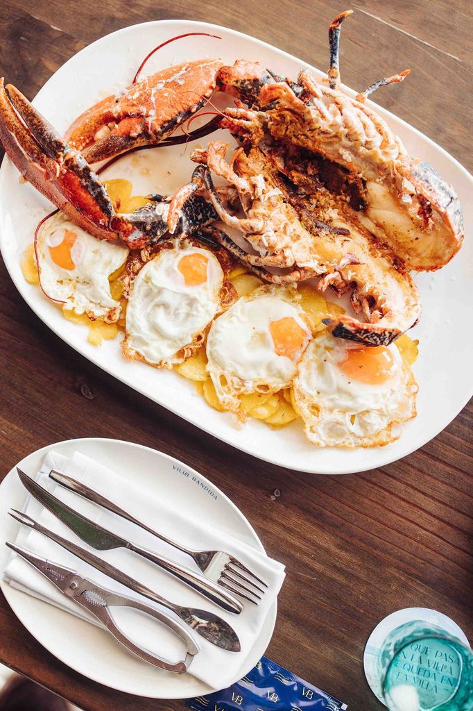 Bogavante azul con huevos, de Finca Bandida