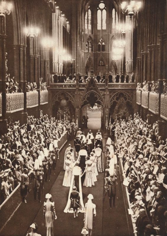 Coronación en la Abadía de Westminster