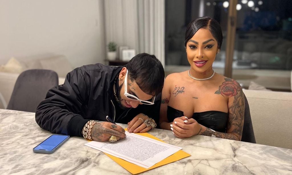 Anuel AA y Yailin
