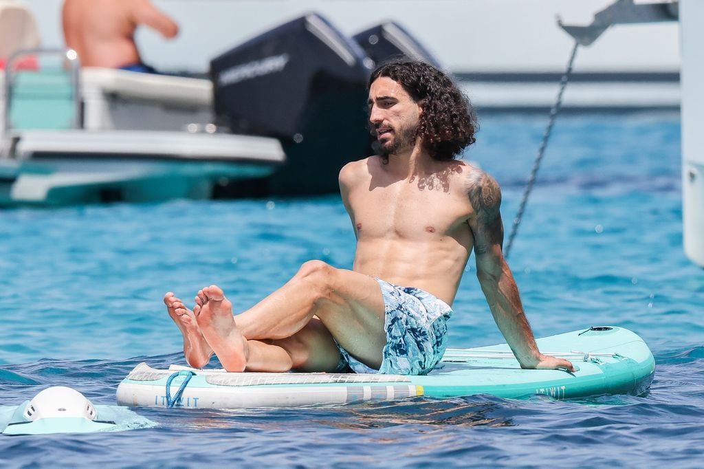 Marc Cucurella de vacaciones en Ibiza el 17 de julio de 2024