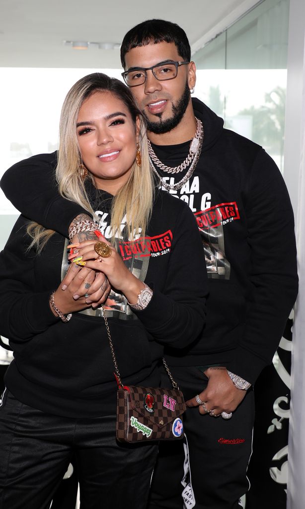 Anuel AA & Karol G Upcoming Latin America Tour - Press Conference