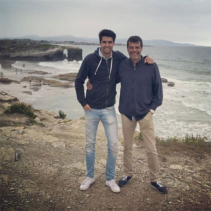 Andoni Ferreño y su hijo Gonzalo