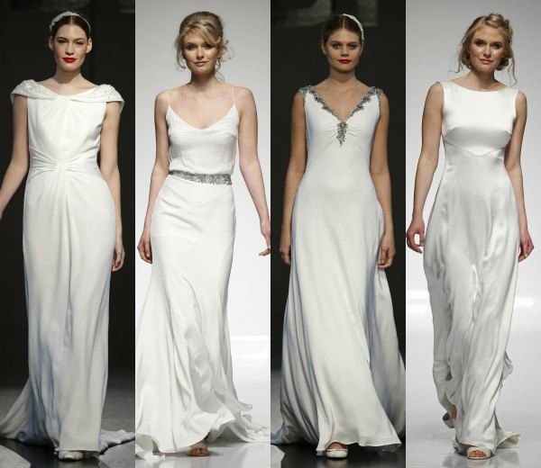 NOVIAS MINIMALISTAS: colecciones de Anoushka G, Martina Liana y Emma Hunt para 2016.
