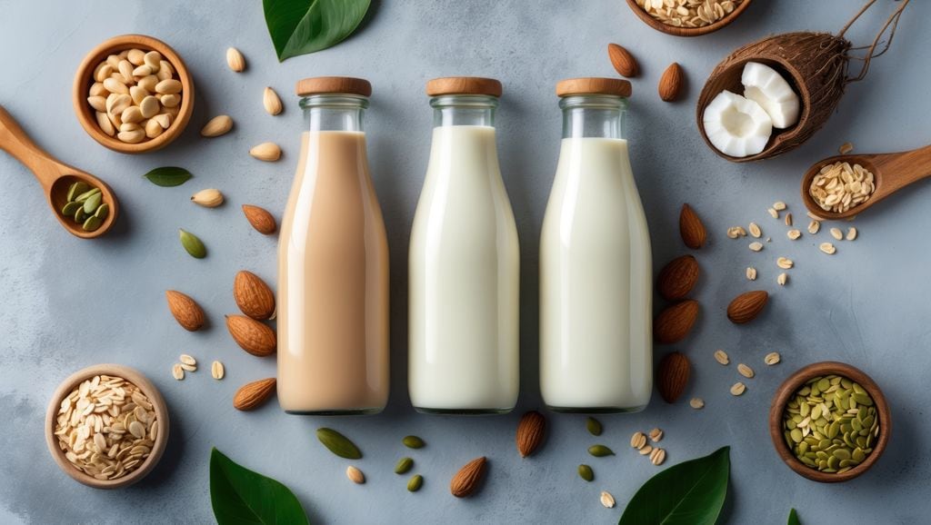 Hoy en día se hacen bebidas vegetales con numerosos tipos de semillas, frutos secos, etc.