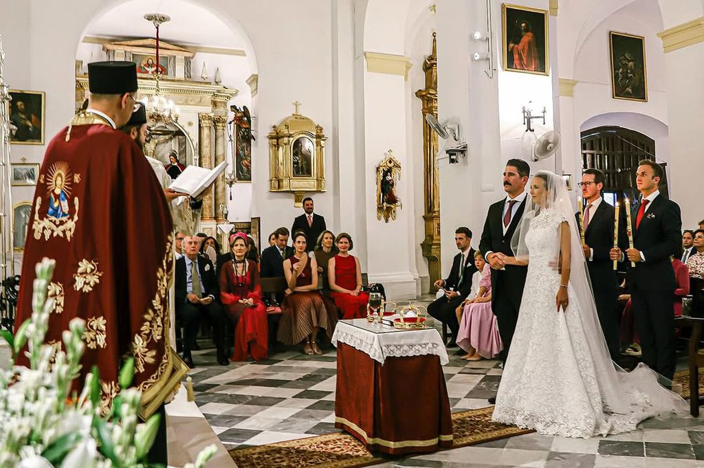 Boda de los príncipes Alejandro y Vesna de Serbia, en Sevilla
