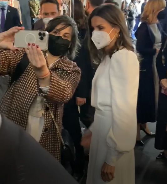 Doña Letizia ha revolucionado Ifema a su paso

