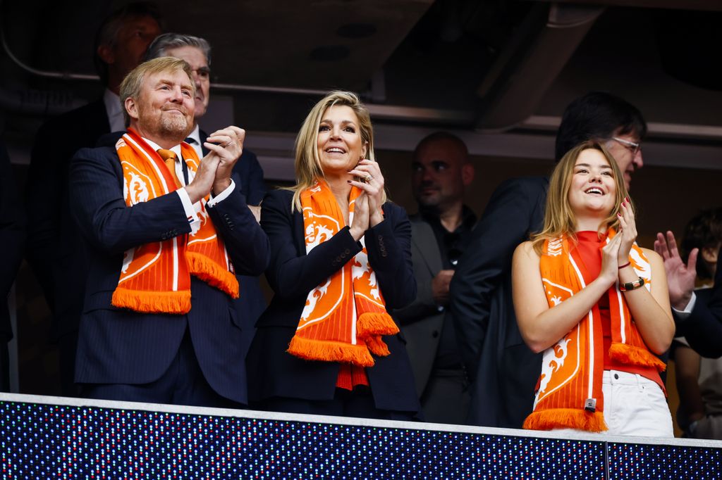 La princesa Ariane, con sus padres